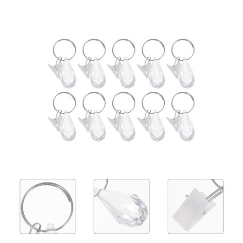 10 Pcs Curtain Counter Weight Weighted Shower Weights Indoor Heavy Outdoor - Picture 5 of 5