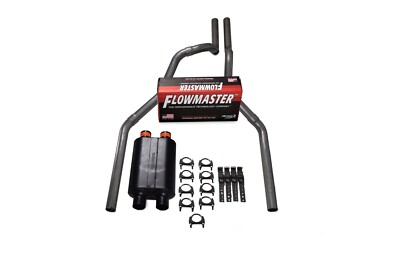 96-99 Chevy GMC 1500 2.5'' Dual Truck Exhaust Flowmaster Dual inlet Super 40