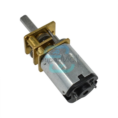 DC 3V 6V 12V 100RPM Micro Speed Reduction Gear Motor Wheel Shaft Metal Gearbox - Bild 18 von 118