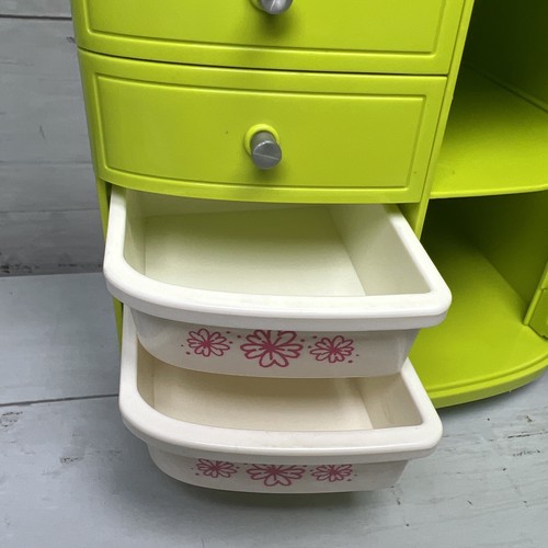American Girl Retired Salon Center Caddy Lime Green 2013 F5345 - Picture 3 of 13