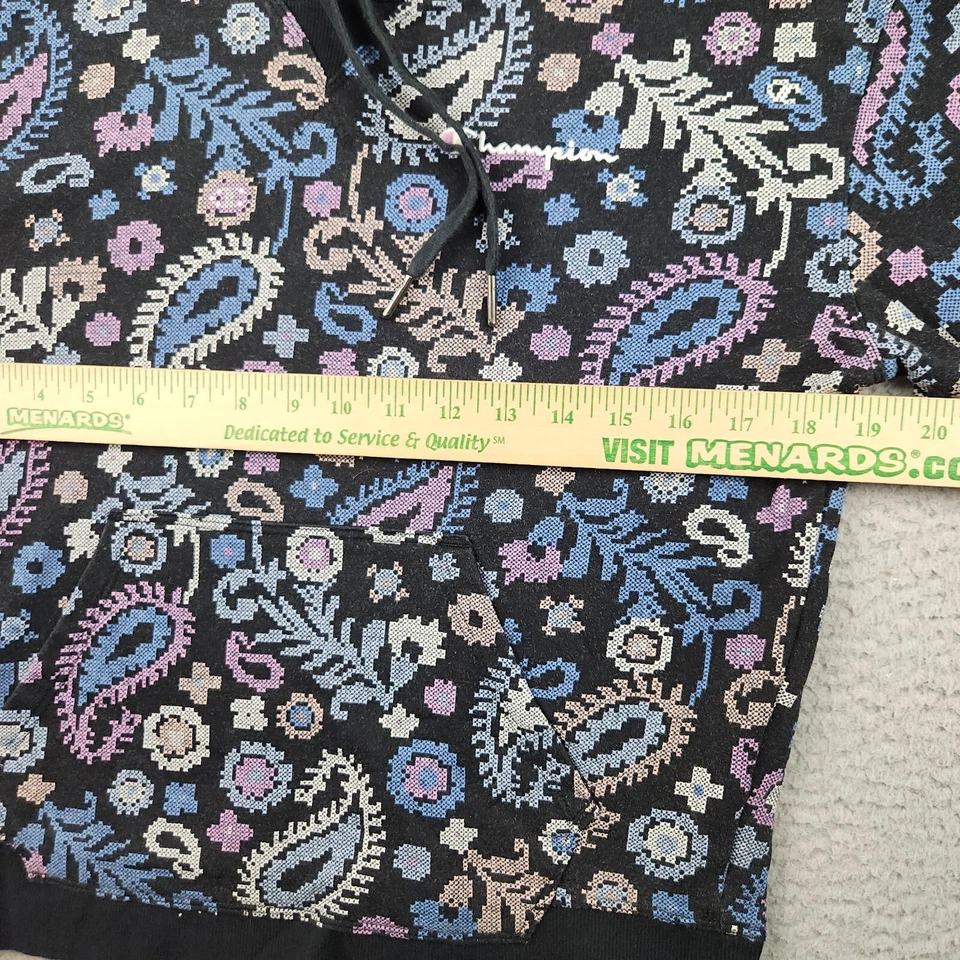 Champion Sudadera con Capucha Niña Pequeña Sudadera Paisley AOP Capucha Pullover Jersey Suéter Foto 4 de 4