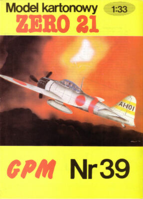 GPM 39 - Mitsubishi Zero 21 - 1. Auflage Silberdruck - 1:33