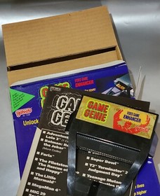 Nintendo Nes Game Genie Black +Box +Booklet