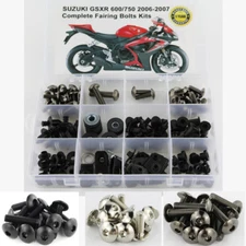 Complete Fairing Bolts Kit Nuts Screws Kit Fit For Suzuki GSXR600 GSXR750 06-07 