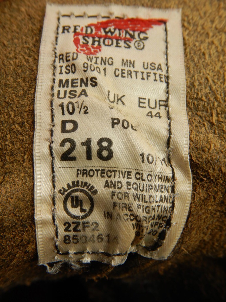 Red Wing 218 Black Leather LoggerMax Logger Boots Size 10.5 D eBay