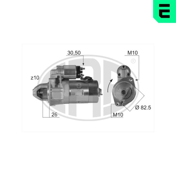 ERA Anlasser Starter 2.2Kw FüR Mercedes-Benz Saloon Kombi T-Model 190-image