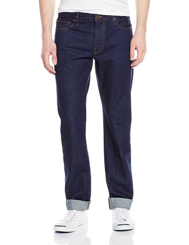 DL1961 MADE IN USA Carter Selvedge Denim Mens Slim Straight Jeans NEW $225 32x34 - 第 2/3 張圖片