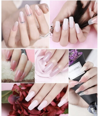 Extension Nail kit Manicure Set for Nails, Poly Nail Gel Kit 30g Lagunamoon