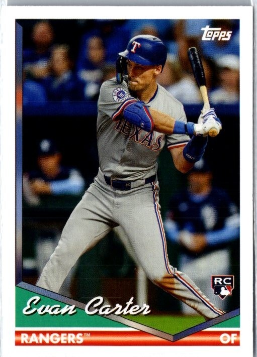 2024 Topps Archives EVAN CARTER (RC) #223 1994 Topps RANGERS