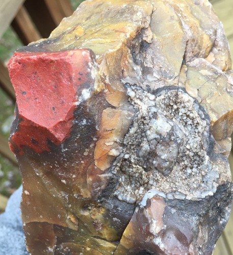 Museum Size Rough Red Jasper & Agate Display Specimen! Perfect For Lapidary! - Picture 5 of 6