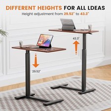 Adjustable Use Bed Standing Table Office Home Overbed Bedside Table with Wheels