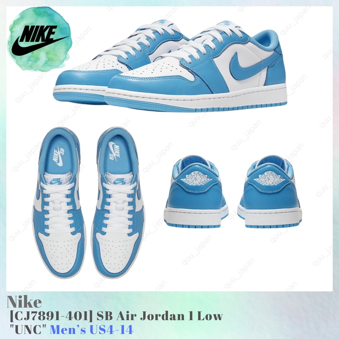 Nike SB Air Jordan 1 Low UNC CJ7891-401 Men's US4-14 NEW | eBay