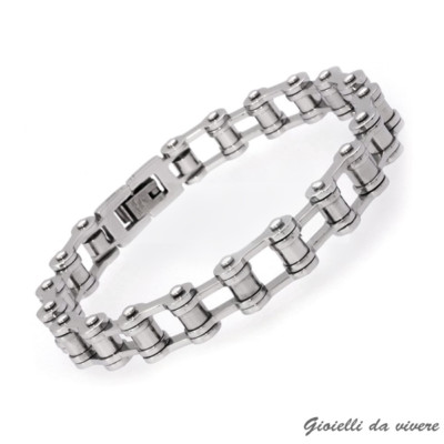 Bracciale A Catena Per Bici In Argento Sterling 925 Per - Foto 3