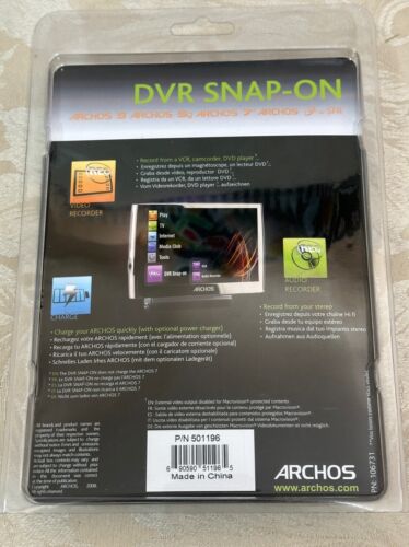 ARCHOS DVR Snap-On Adaptor Ref:501196 - NEW / Sealed - Picture 5 of 5