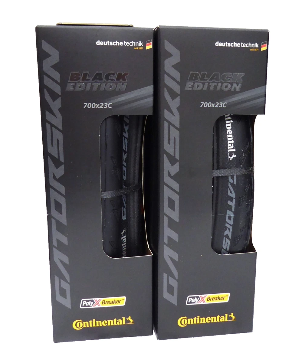Pneu Continental Gatorskin 700x23c – Souple, 180 TPI, Anti-crevaison Poly-X, Duraskin, Poids 220 G