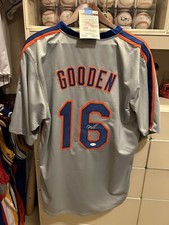 Doc Dwight Gooden Signed Jersey New York Mets Signature Autograph JSA Auto
