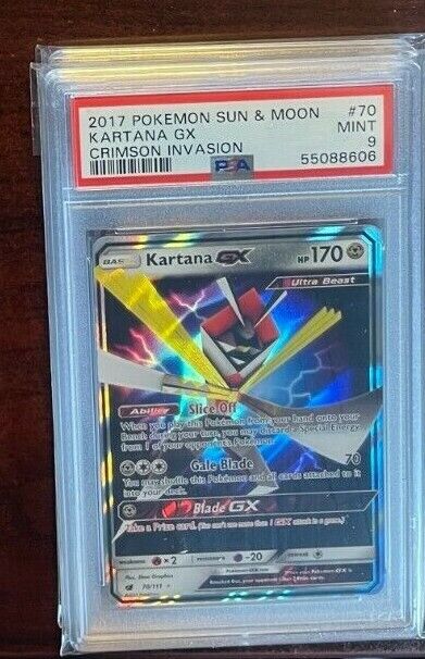 PSA 9 KARTANA GX CRIMSON INVASION #70 – Trucha0903