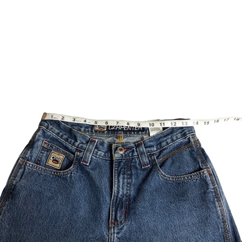 Vintage Cruel Girl Jeans Womens 7 Long Blue Carpenter 90s Y2K Straight Leg Denim - Picture 14 of 17