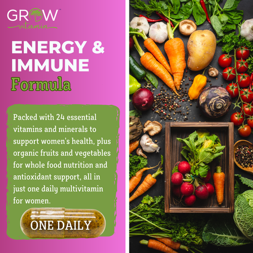 One Daily Women's 50+ Multivitamin/Multimineral 60 Capsules - Picture 2 of 6