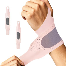 2 Pcs Ultra-Thin Wrist Support Brace: Adjustable Breathable Carpal Tunnel Wrist
