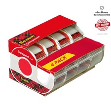Crystal Clear Adhesive Tape Pack - 3/4 x 850 Inches for Home  Office Use