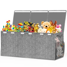 Extra Large Toy Box, Toys Chest for Toddlers with Lids, Collapsible Toy Storage 