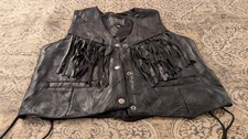 Vintage woman's leather vest