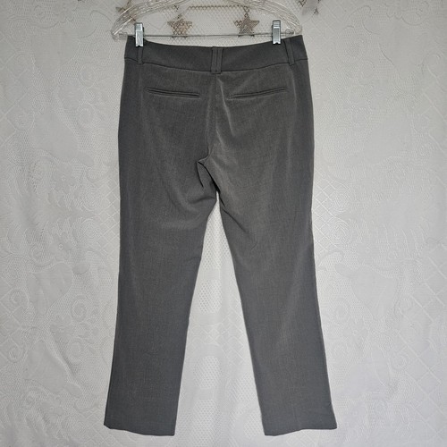 New York & Co. Pantalón Pantalón Talla 4 Gris Carrera Old Money Dark Academia Clásico - Imagen 2 de 15