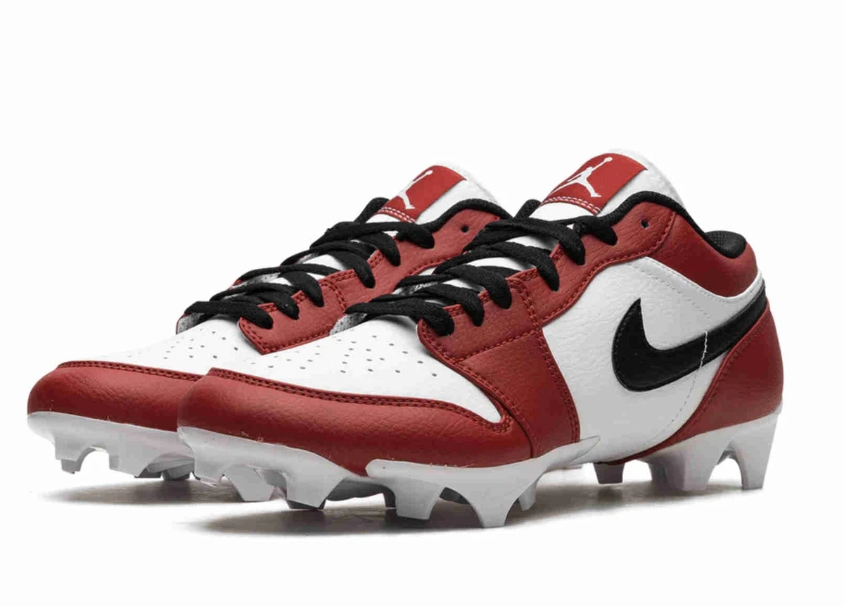 Nike 2019 Air Jordan 1 Low Sz 9 Chicago Football AV5292 106 Jordan 1 TD Cleat Low Chicago for sale | eBay main image 2