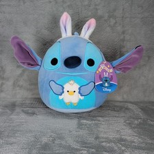 Squishmallow Disney Stitch Kellytoy Plush Bunny Ears 8" Easter 2024 NWT