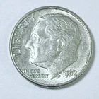 1962 D Roosevelt Dime US 10 Cent 90% SILVER CIRCULATED COIN #5644