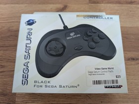 Sega Saturn Black Console System Tested and Works with Accessories| MK-80000