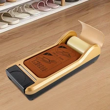 Shoe Film Machine Automatic Shoe Cover Dispenser Step-on 1 Roll of Film Portable