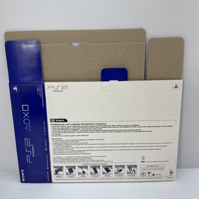 🔥UNFOLDED🔥SONY PLAYSTATION 2 PS2 SLIM GEN 2 PAL UNFOLDED BOX