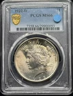 1922 D Peace Silver Dollar PCGS MS-66