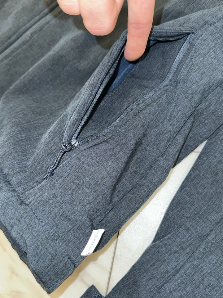 Chaqueta Softshell Exterior Magellan Vellón Cremallera Completa Azul Marino Adulto Talla Grande Foto 4 de 4