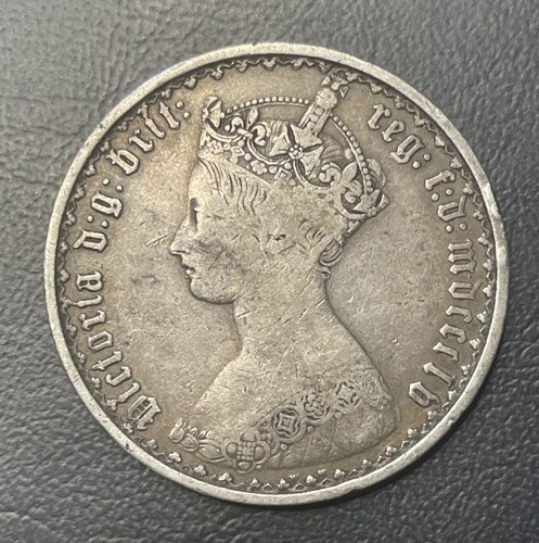 Photo of a 1855 Victoria Florin from an eBay listing that sold on Jun 21, 2026