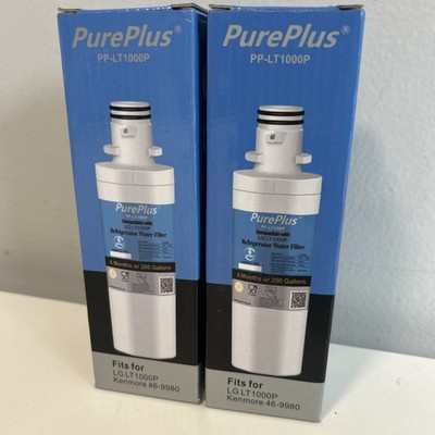 PUREPLUS Replacement Refrigerator Water Filter PP-LT1000P -Pack of 2 KENMORE