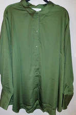 Amazon Essentials Women’s Silky Button-Down Shirt –