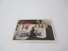 1985 Topps # 85 Pete Rose Cincinnati Reds Great Autographed Baseball Card