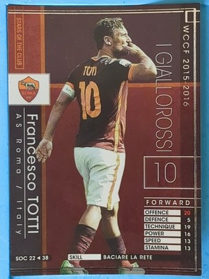 WCCF2015-2016 SOC 22/38 Francesco Totti Japan Gebraucht