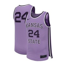 New Nike Kansas State Wildcats Basketball Jersey Mens 2X Large Purple 24