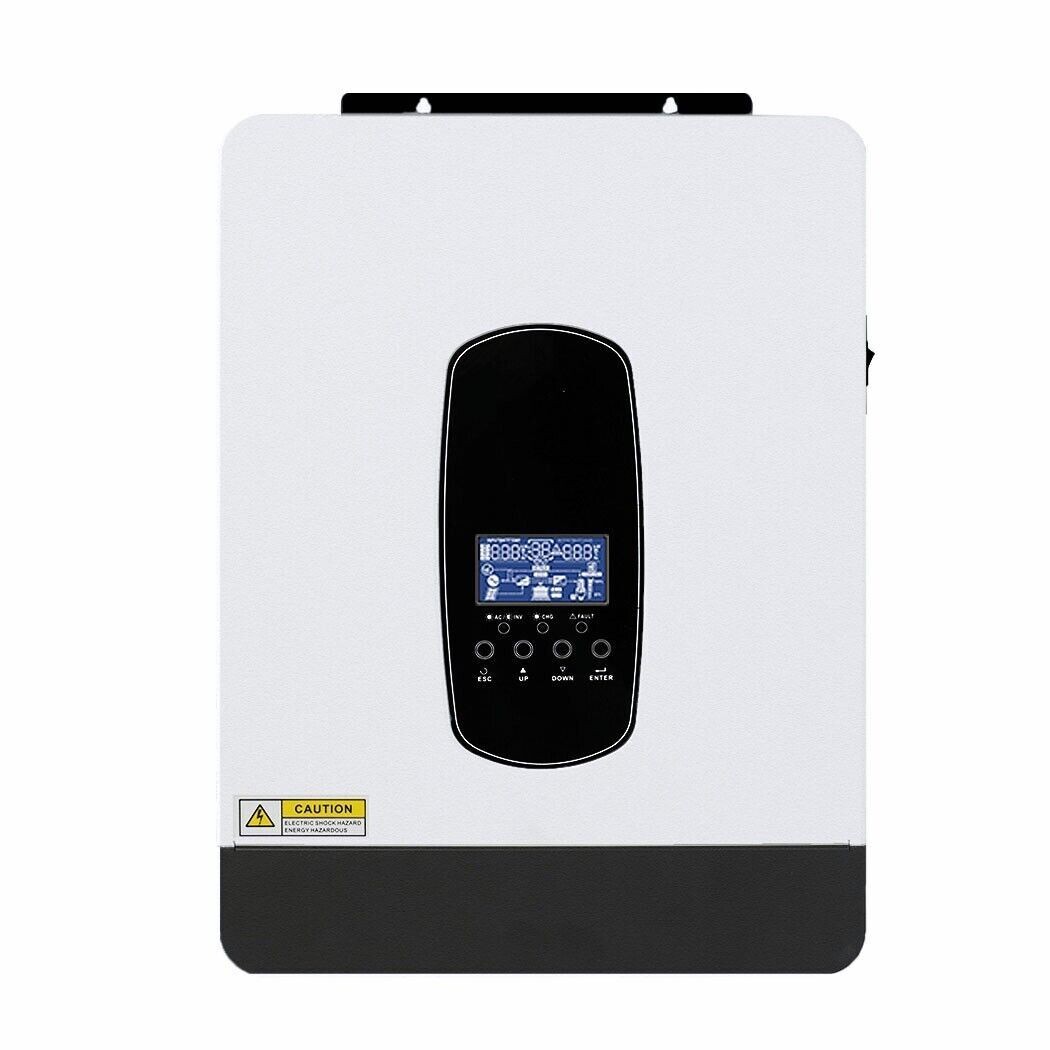 YH 2200W Solar Hybrid Inverter DC12V to AC220V Pure Sine Wave 80A MPPT Charger
