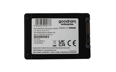 Hard drive GoodRAM 480GB SSD SATA 6G RI GBS005SA00-480NS10B