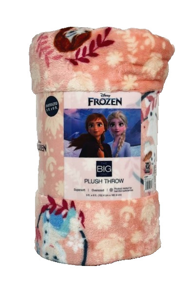 Disney Frozen “The Big One” Oversized Plush Throw Blanket – Super Soft