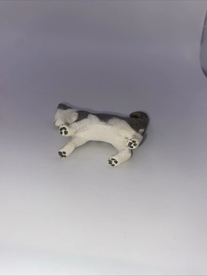 Gato negro de pie granja World Cat de Schleich 13770, D-73527 y gato jengibre Foto 4 de 4