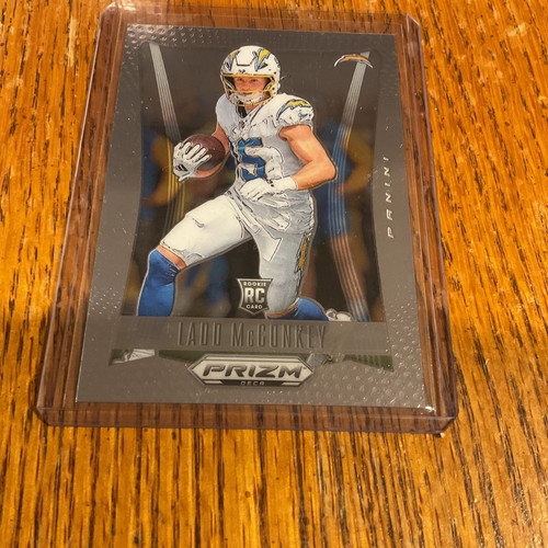 2024 PRIZM DECA NFL LADD MCCONKEY ROOMIE CARD RC BASE LA RAMS - Picture 2 of 3