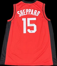 Reed Sheppard Signed Jersey BAS Houston Rockets Autographed