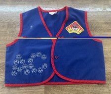 Awana Cubbies Vest Blue With Red Trim Size Large NO PATCHES Free Ship With Track