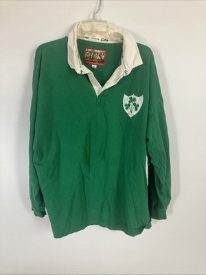 Ireland National Rugby Team Cotton Traders Shirt 90s Jersey 1990s Men Size XXL